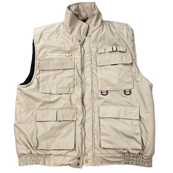 Stag Hill Other - Stag Hill Haband Khaki Vest Safari Hunting Fishing Fleece Lined Pockets XXL